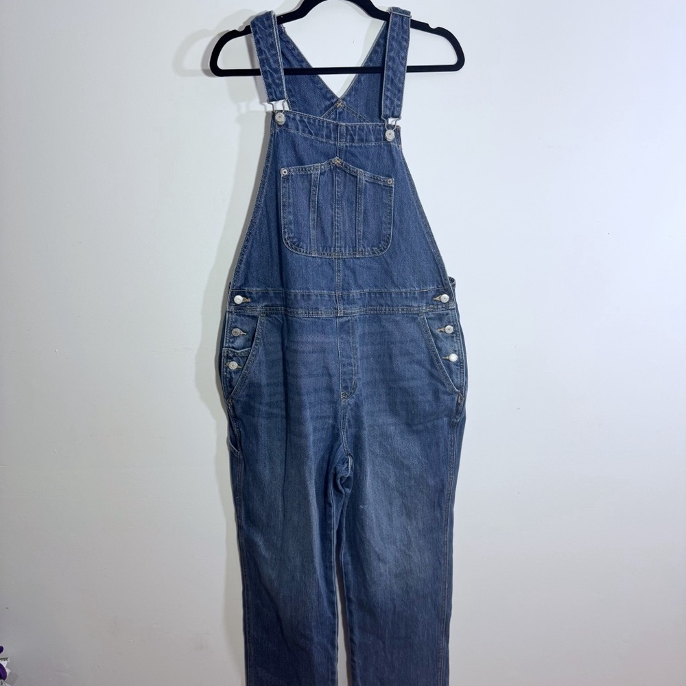 Old Navy Blue Denim Women Jeans Overalls